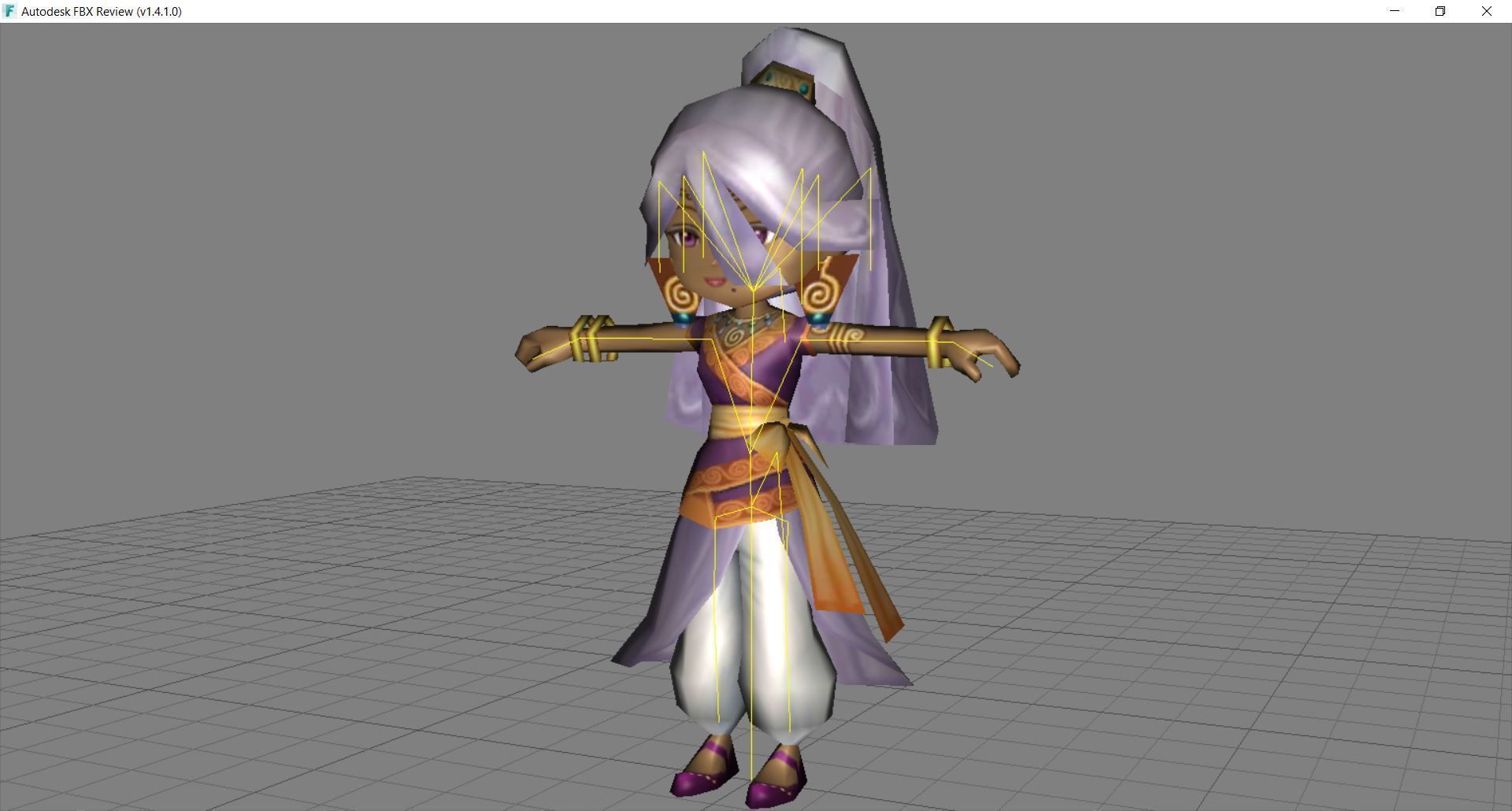 Lowpoly Character Cartoon - C20 Low-poly 3D model_1