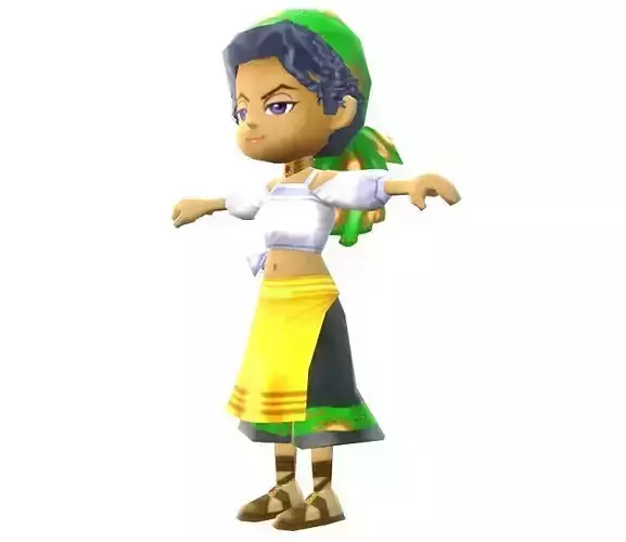 Lowpoly Character Cartoon - C22