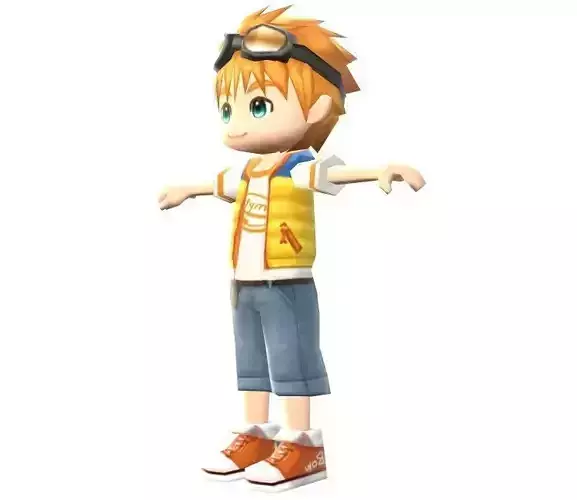 Lowpoly Character Cartoon - C23