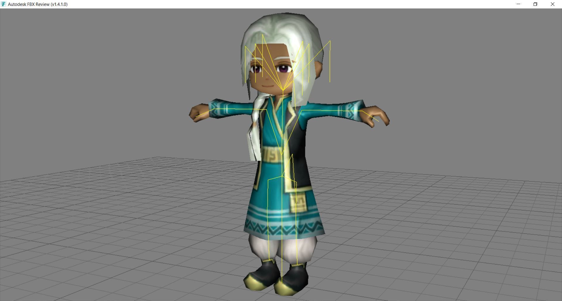 Lowpoly Character Cartoon - C25 Low-poly 3D model_1