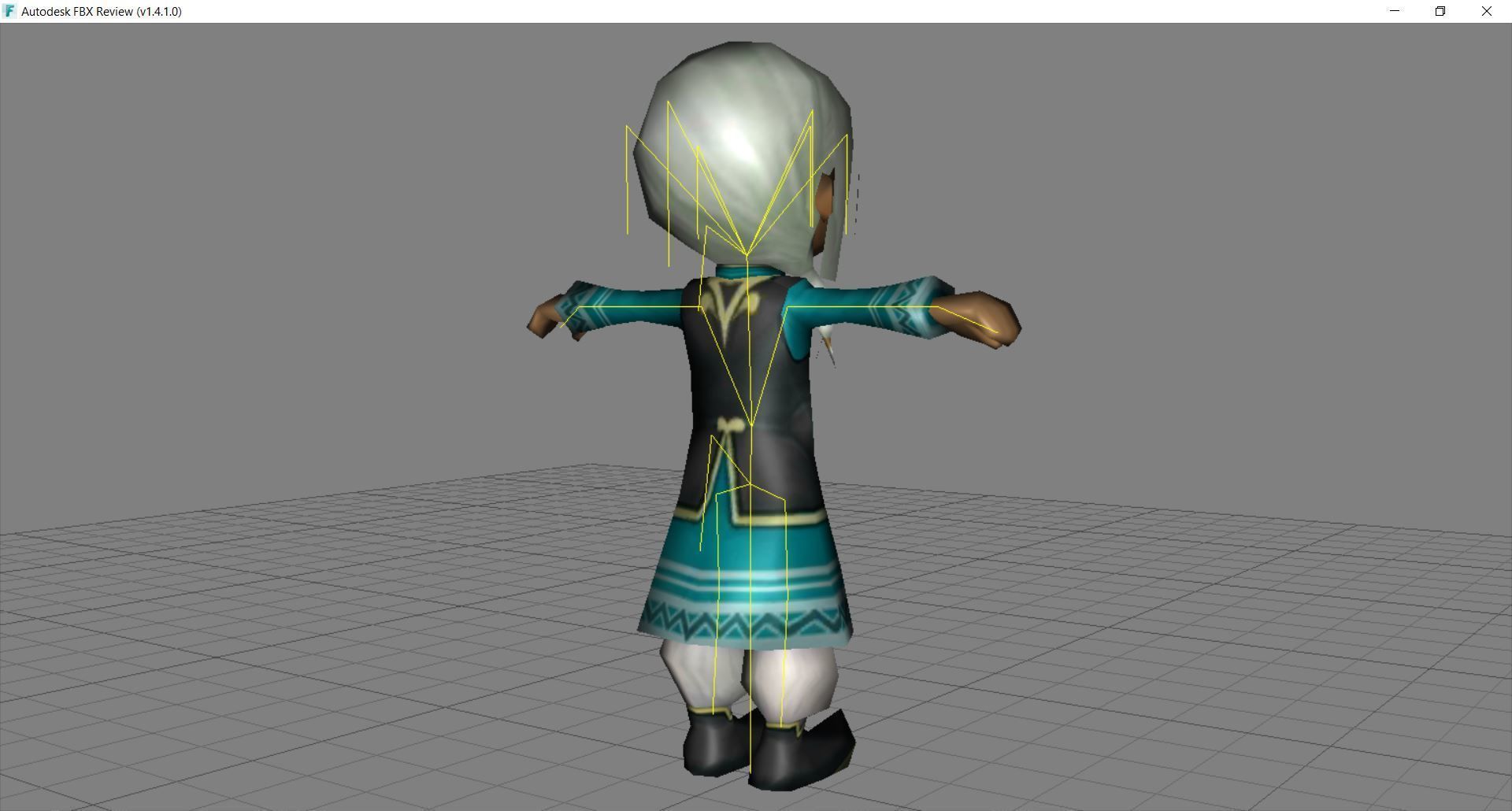 Lowpoly Character Cartoon - C25 Low-poly 3D model_2