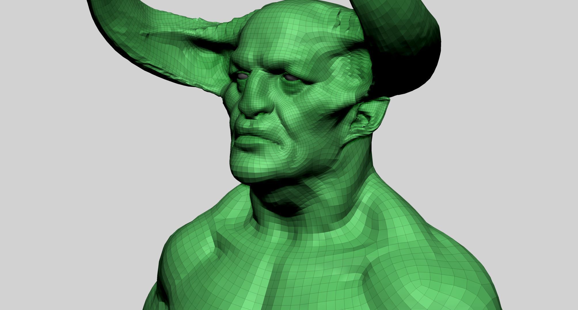 Creature Upperbody v2 3D model_10