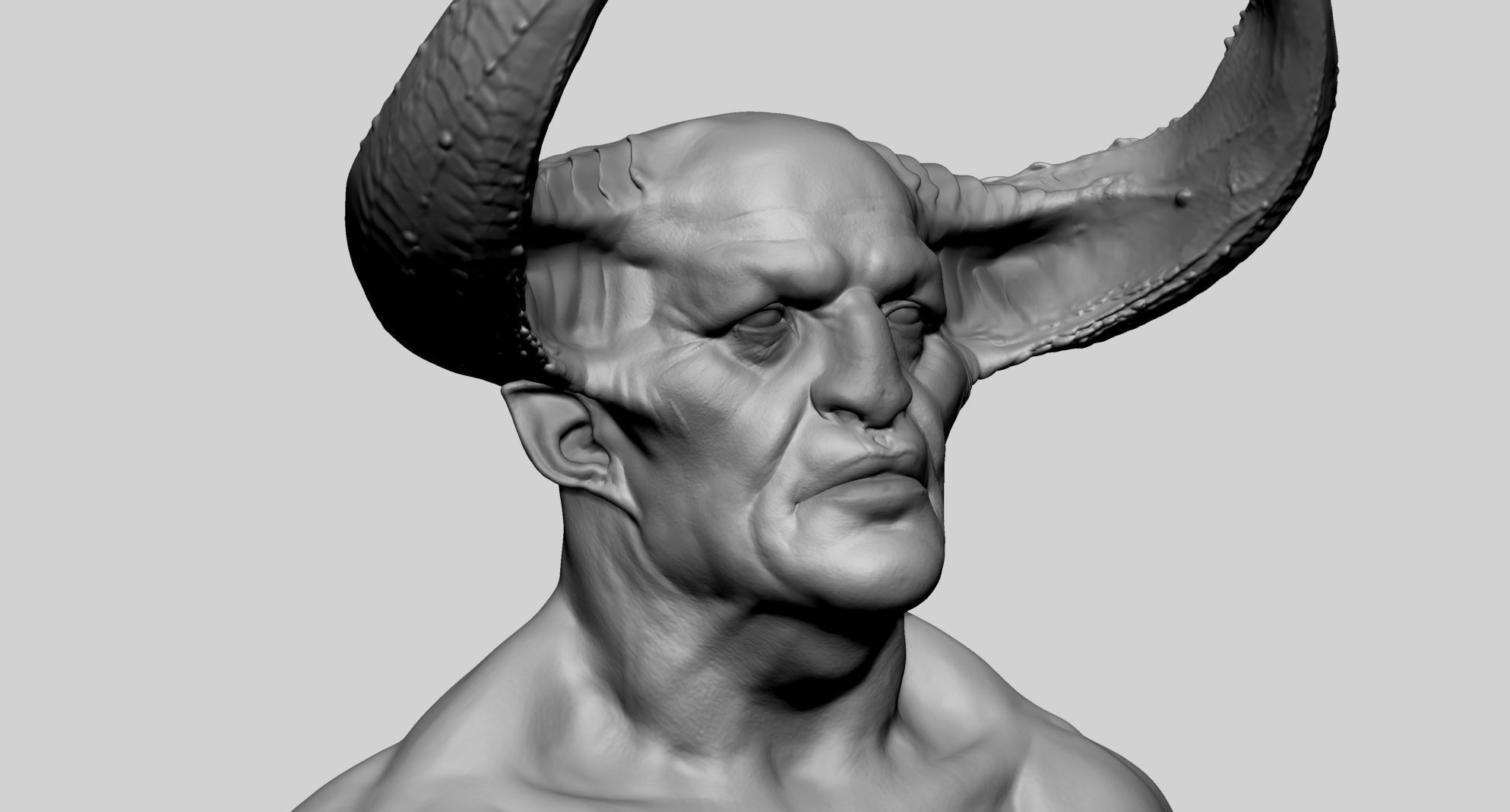 Creature Upperbody v2 3D model_8