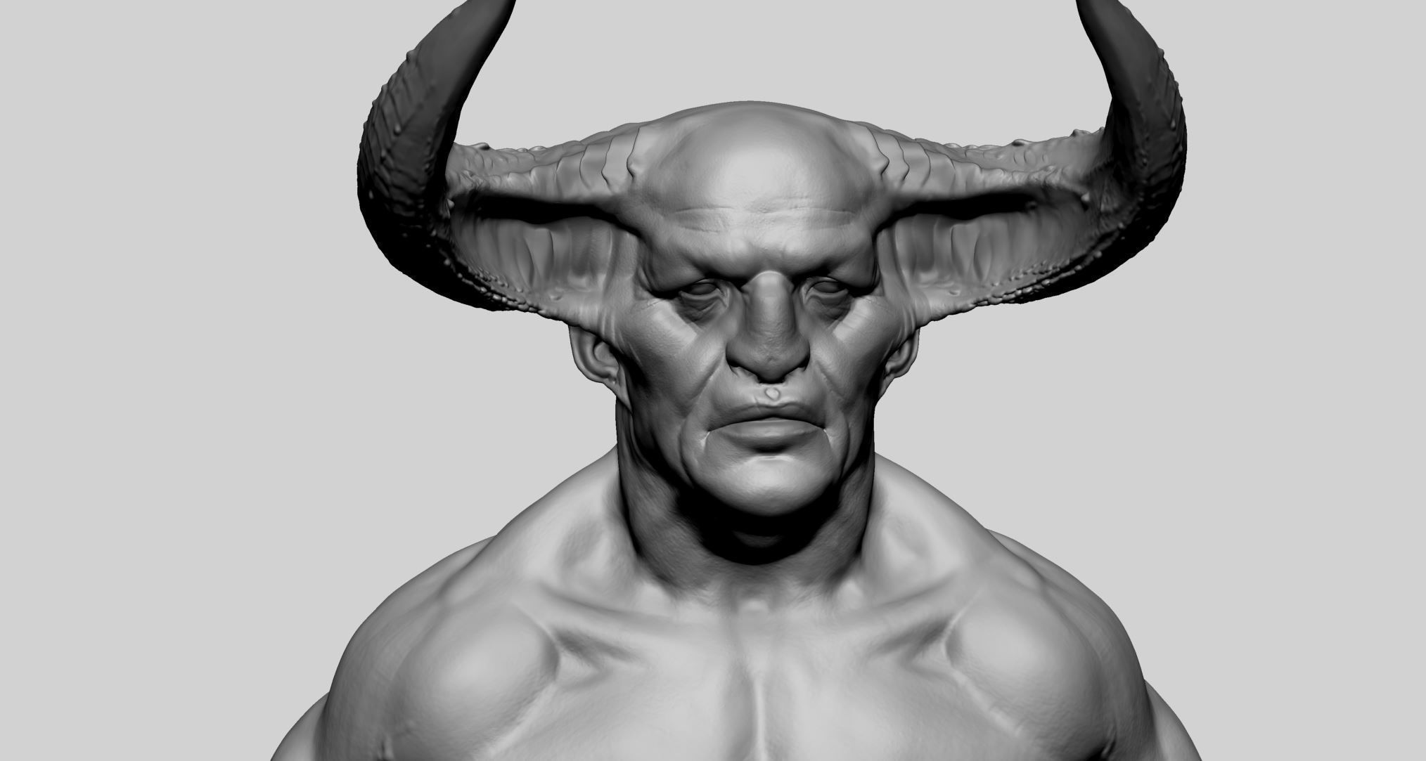 Creature Upperbody v2 3D model_7