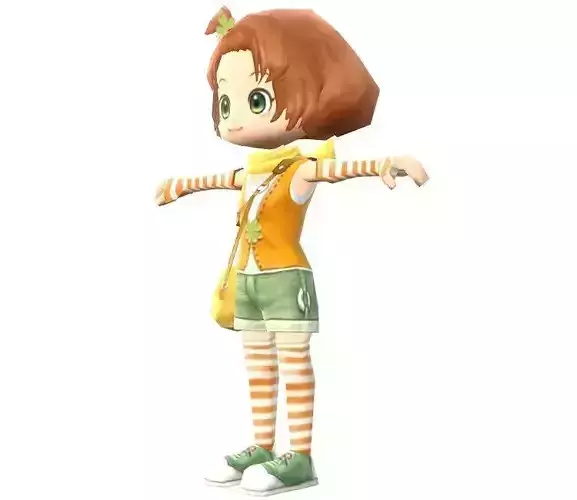 Lowpoly Character Cartoon - C27