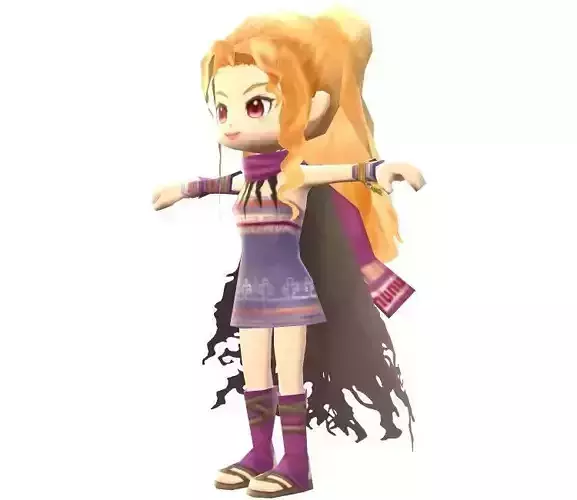 Lowpoly Character Cartoon - C29