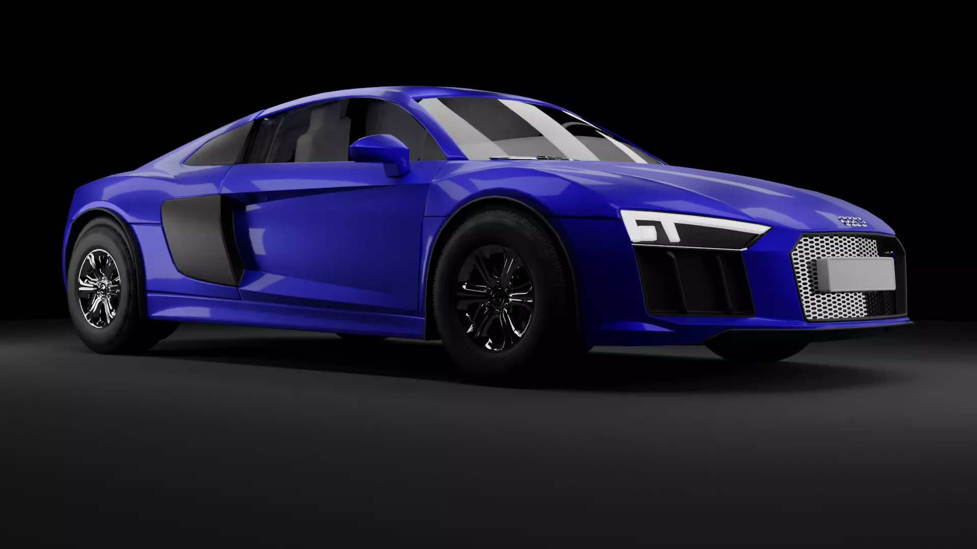 AudiR8 audi sports car Free 3D model