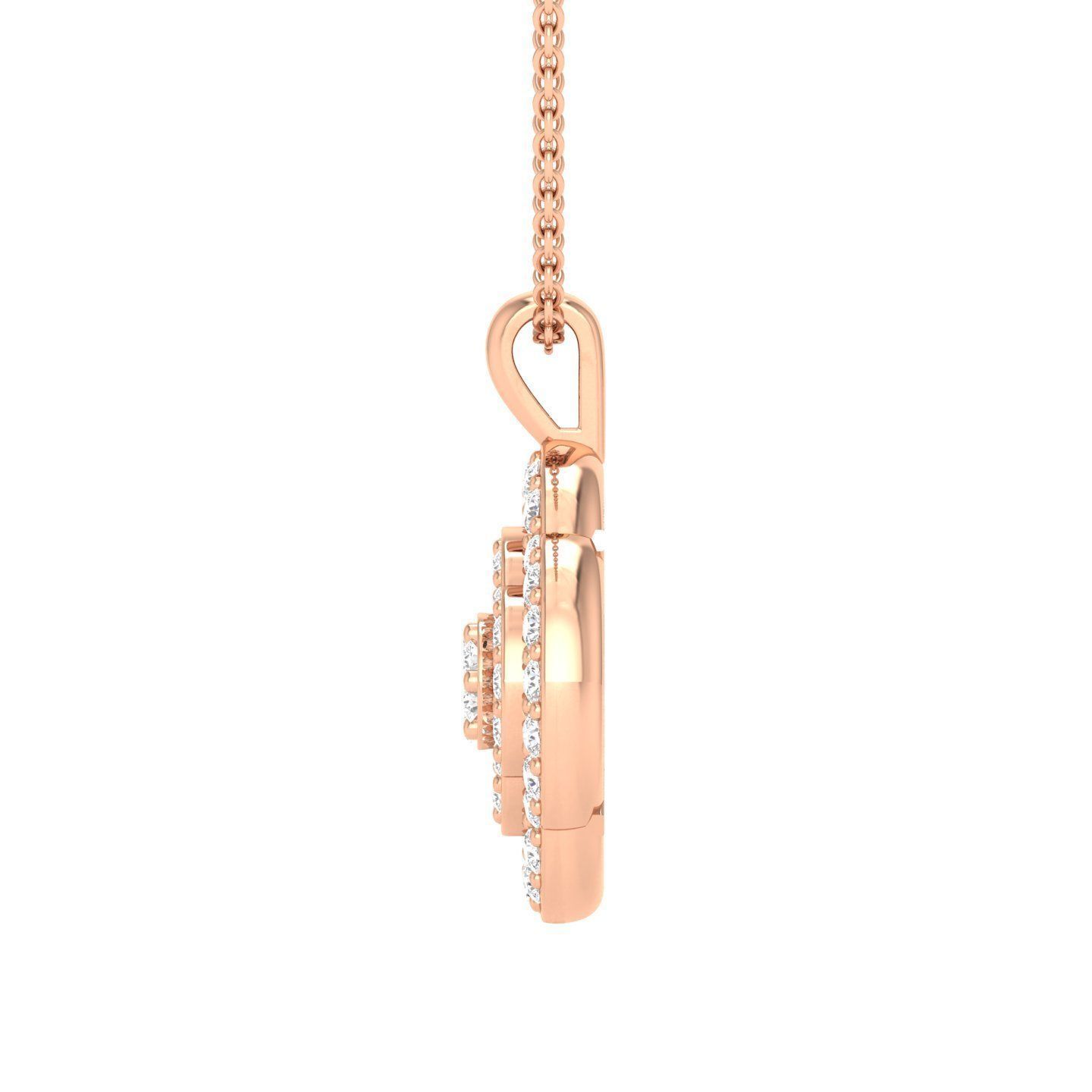 Women pendant 3dm stl render detail 3D print model_1