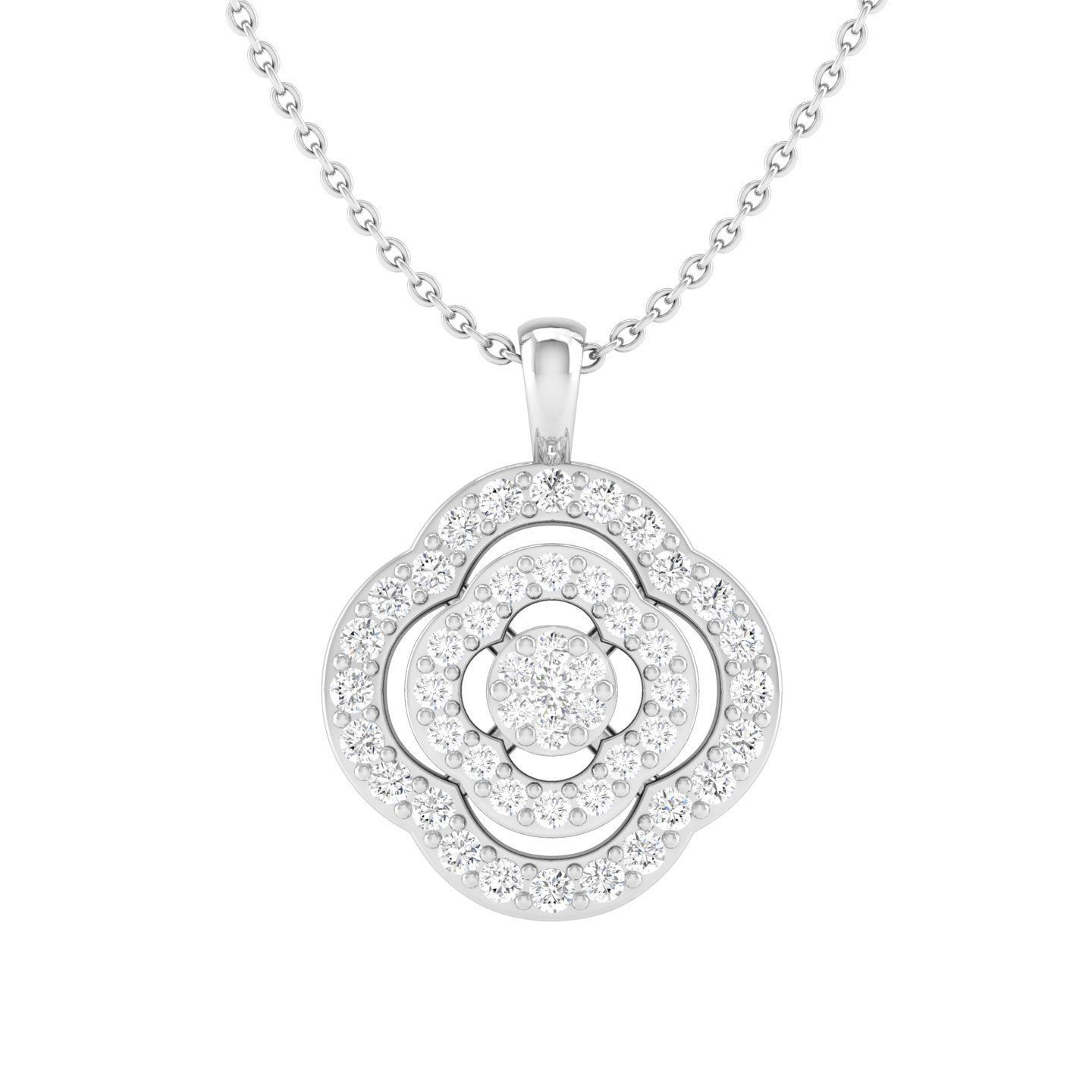 Women pendant 3dm stl render detail 3D print model_3