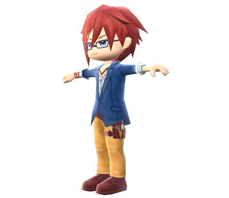 Pack 30 model Lowpoly Character Cartoon  C01-C30 Low-poly 3D model_23