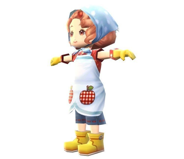 Pack 30 model Lowpoly Character Cartoon  C01-C30 Low-poly 3D model_29