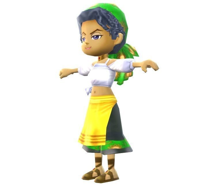 Pack 30 model Lowpoly Character Cartoon  C01-C30 Low-poly 3D model_15