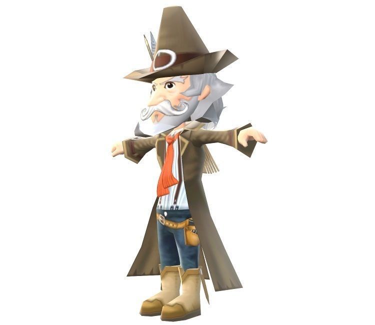 Pack 30 model Lowpoly Character Cartoon  C01-C30 Low-poly 3D model_28