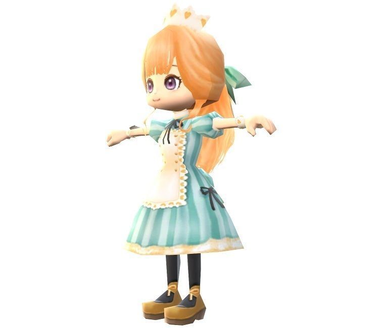 Pack 30 model Lowpoly Character Cartoon  C01-C30 Low-poly 3D model_30