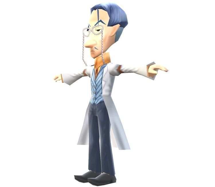 Pack 30 model Lowpoly Character Cartoon  C01-C30 Low-poly 3D model_7