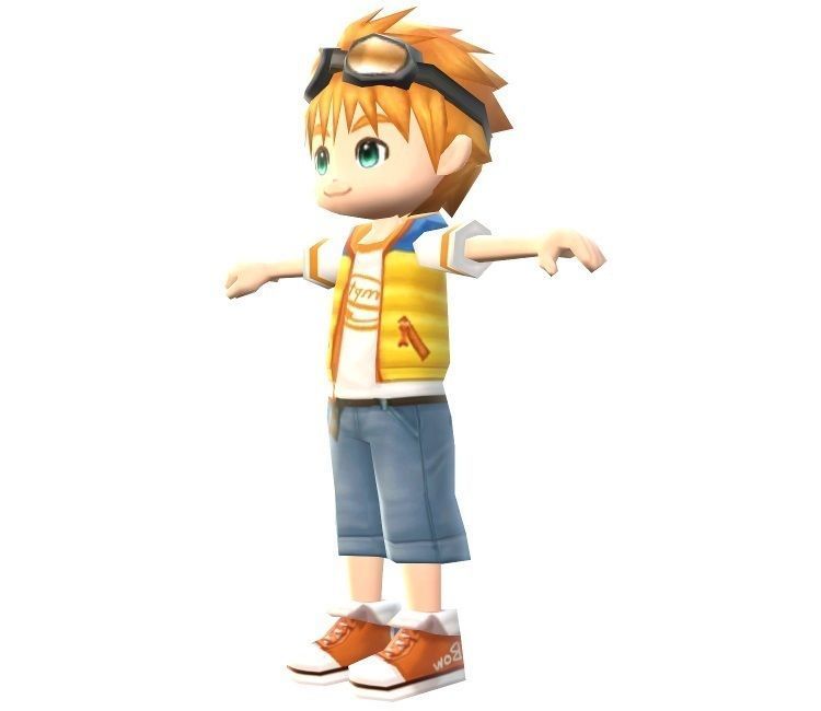 Pack 30 model Lowpoly Character Cartoon  C01-C30 Low-poly 3D model_16