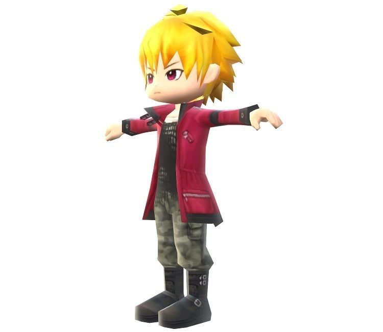 Pack 30 model Lowpoly Character Cartoon  C01-C30 Low-poly 3D model_10