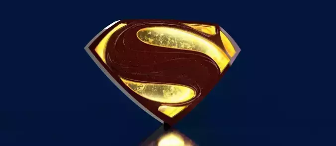 Man of Steel s wall light  3D print model