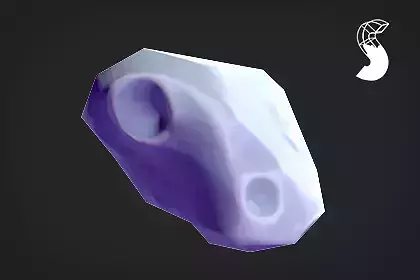 Stylized asteroid pack