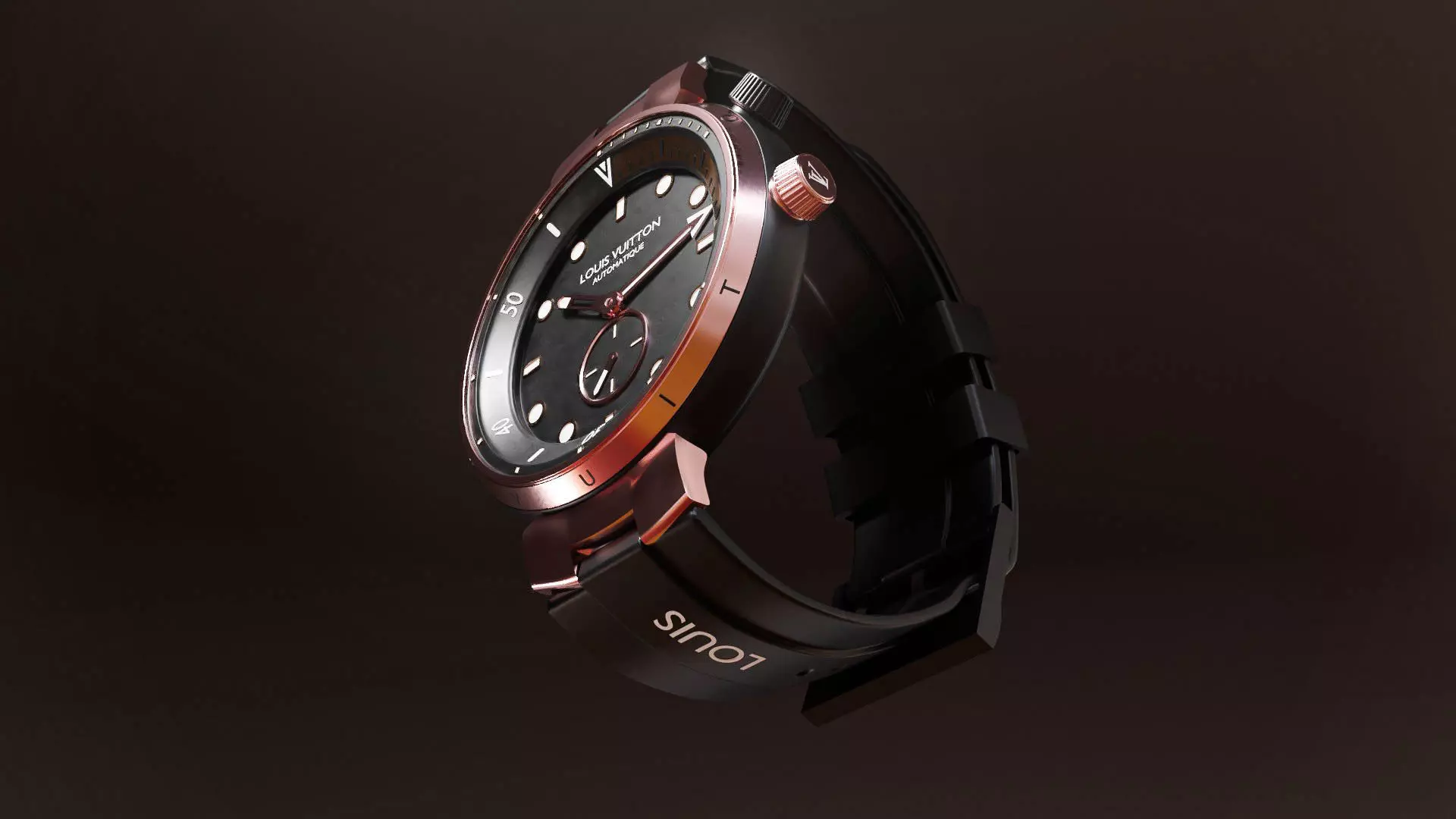 Watch 3D Model Photorealistic  Low-poly 3D model_0