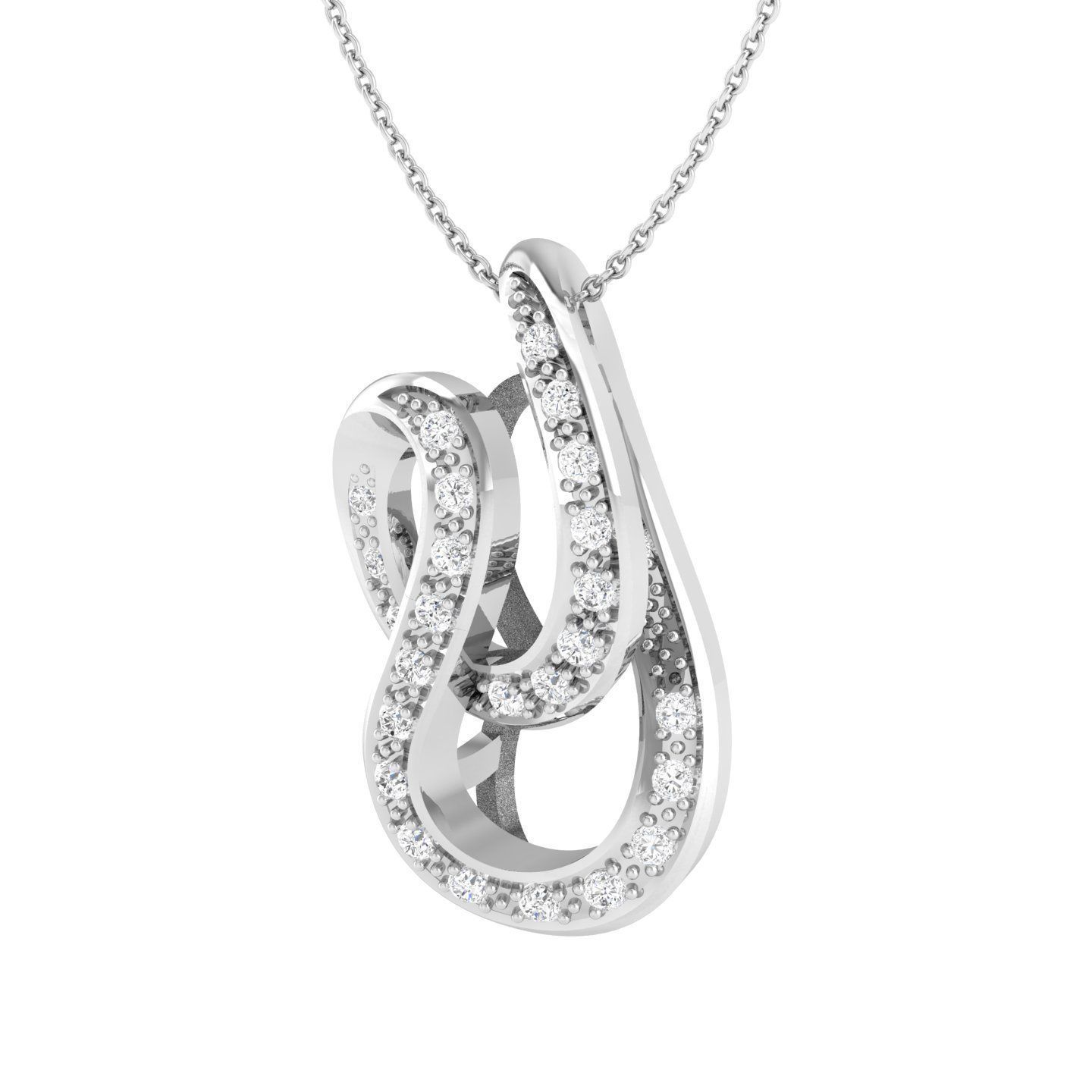 Women pendant 3dm stl render detail 3D print model_5