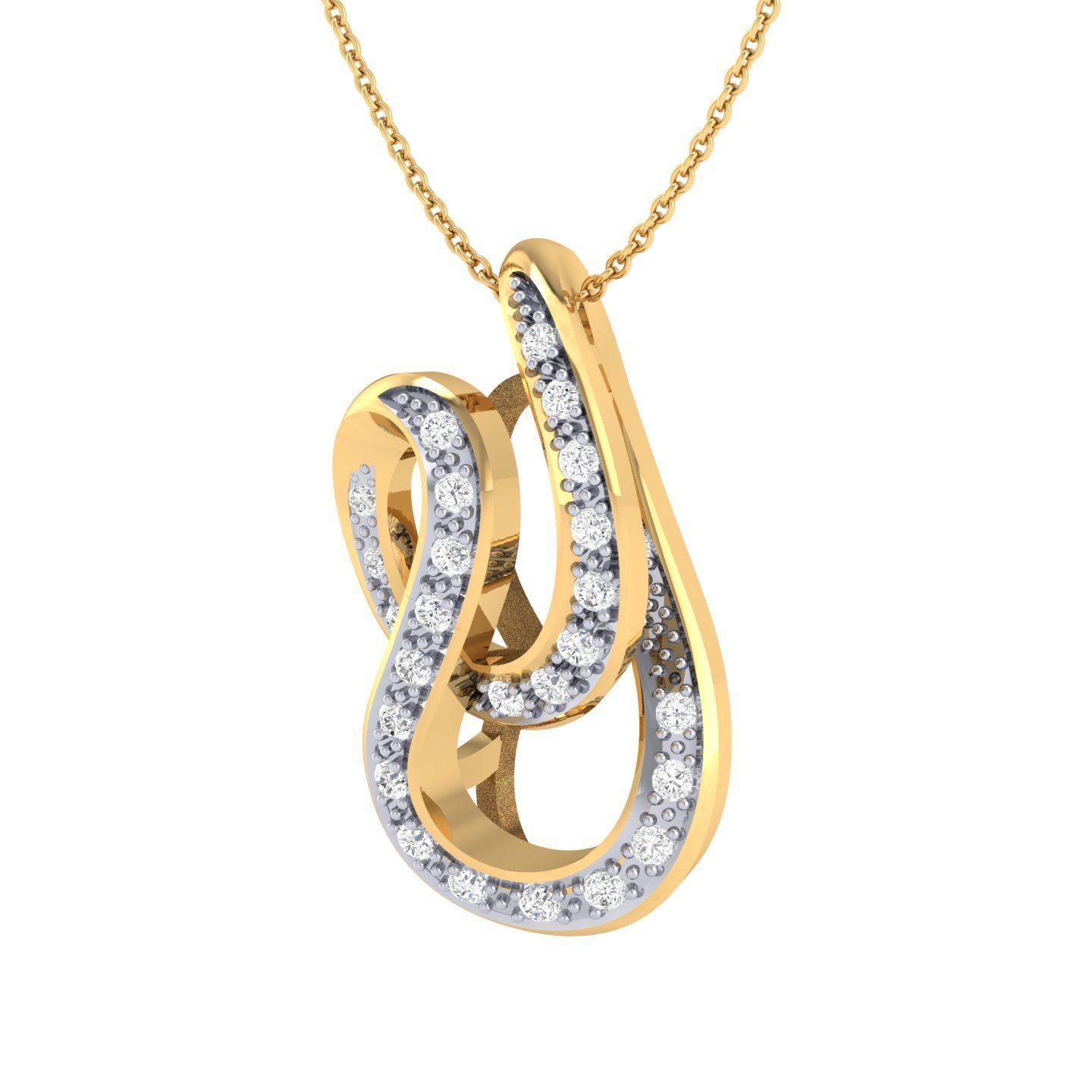 Women pendant 3dm stl render detail 3D print model_8