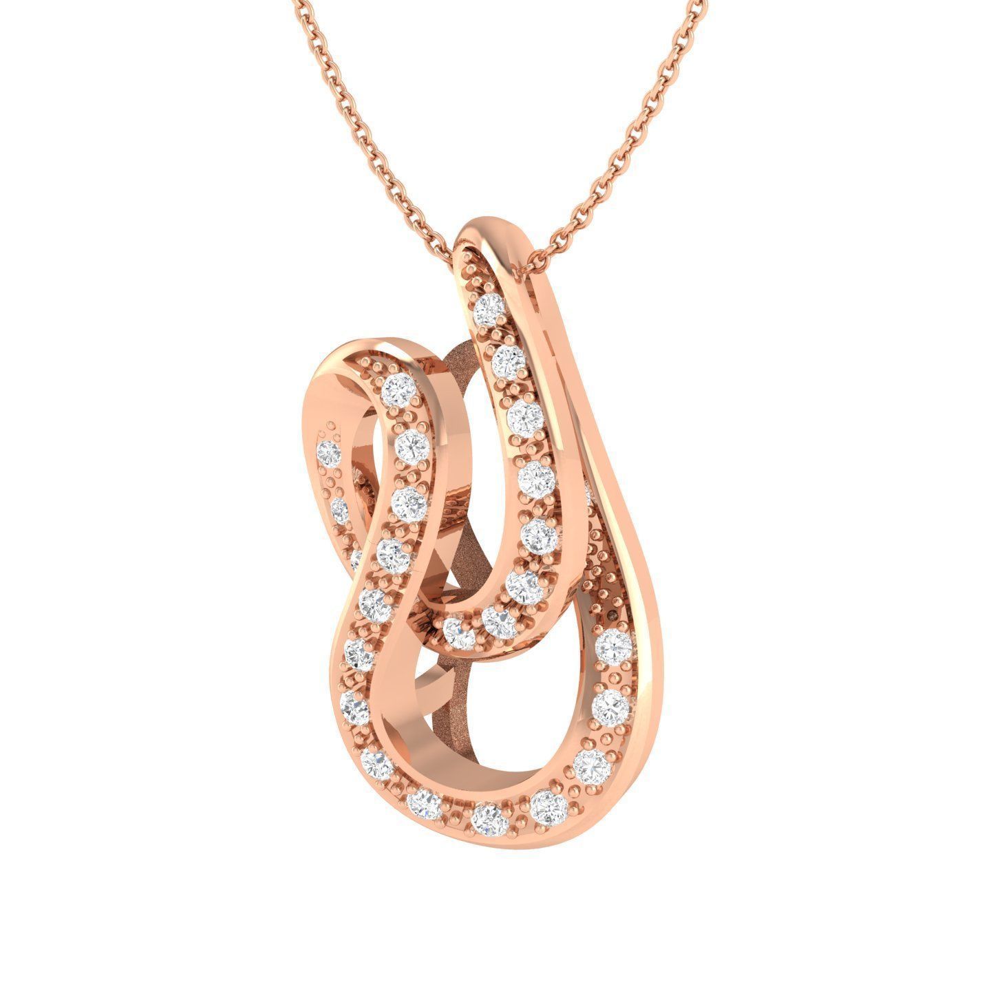 Women pendant 3dm stl render detail 3D print model_2