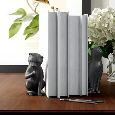 Black Mears Non-skid Bookends Animal 3D model_0