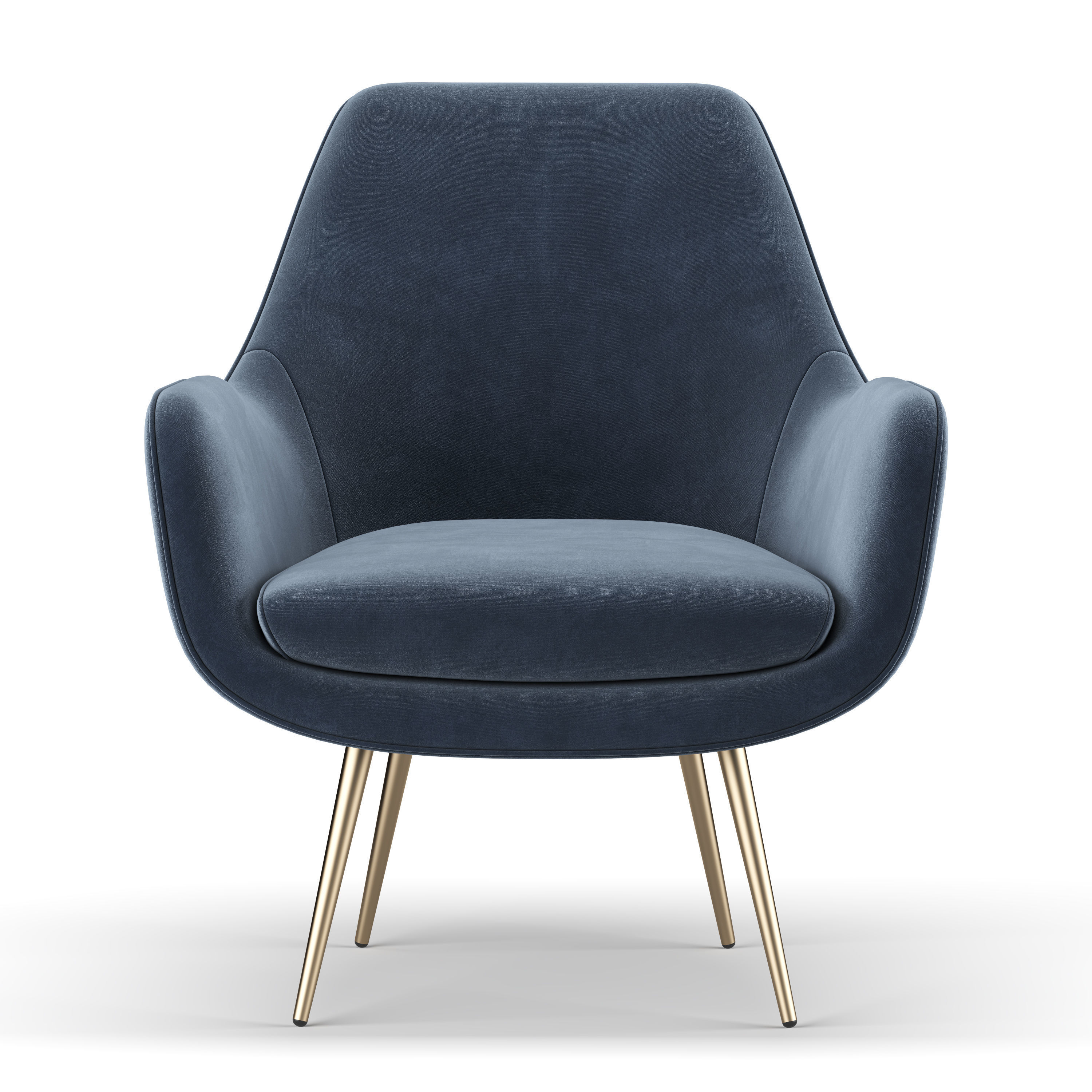 Moby Accent Armchair 3D model CGTrader