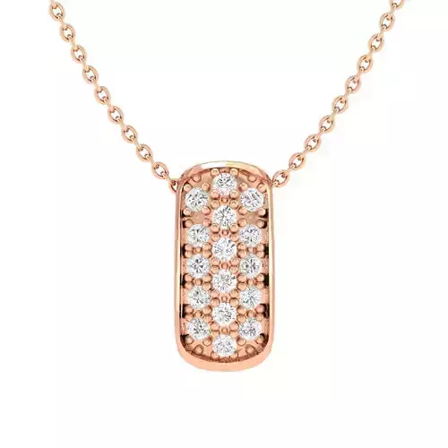 Women pendant 3dm stl render detail