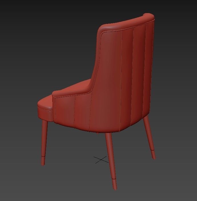 Set Of 4 1stdibs Dining Room Chairs 3D model_6