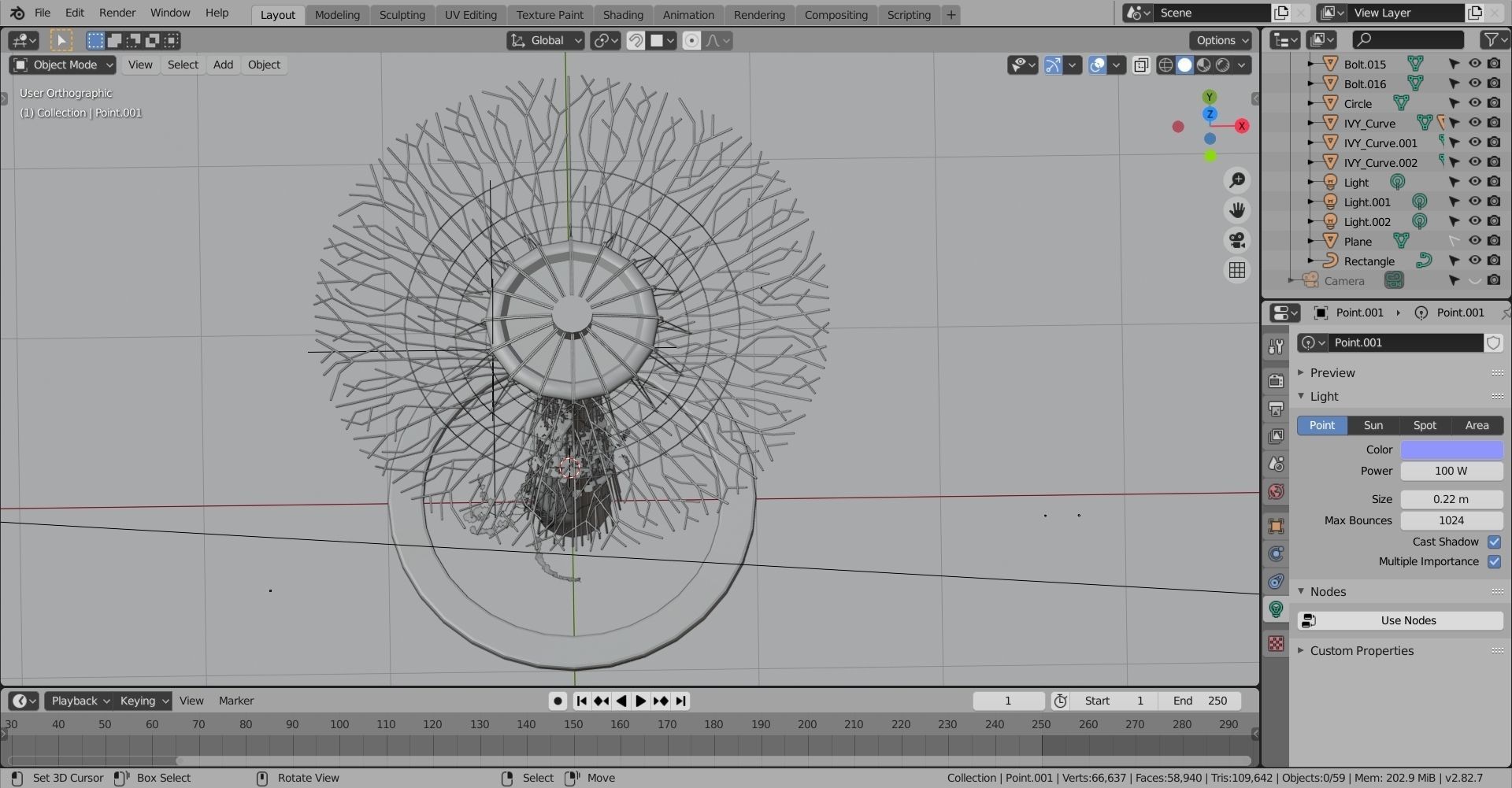 Gardens by the Bay Singapore supertrees Low-poly 3D model_11