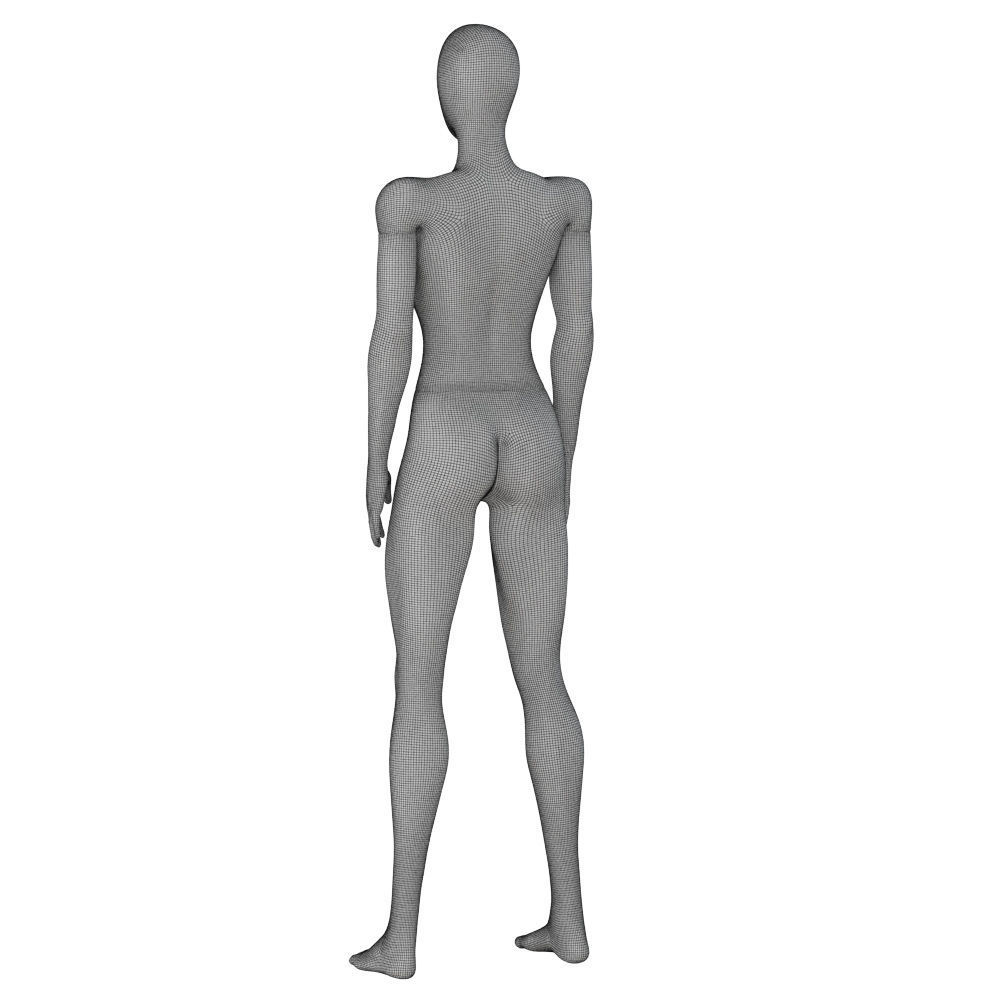 Female Abstract Mannequin 90 3D model_6