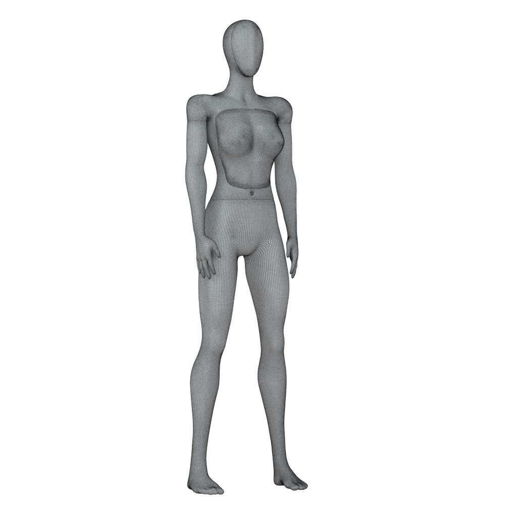 Female Abstract Mannequin 90 3D model_5