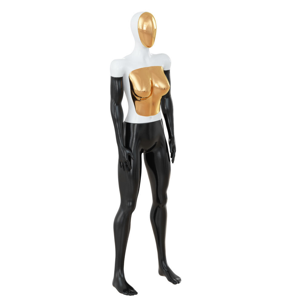 Female Abstract Mannequin 90 3D model_3