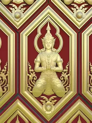Thai Pattern Set For decorate 3D Print or CnC 3D print model