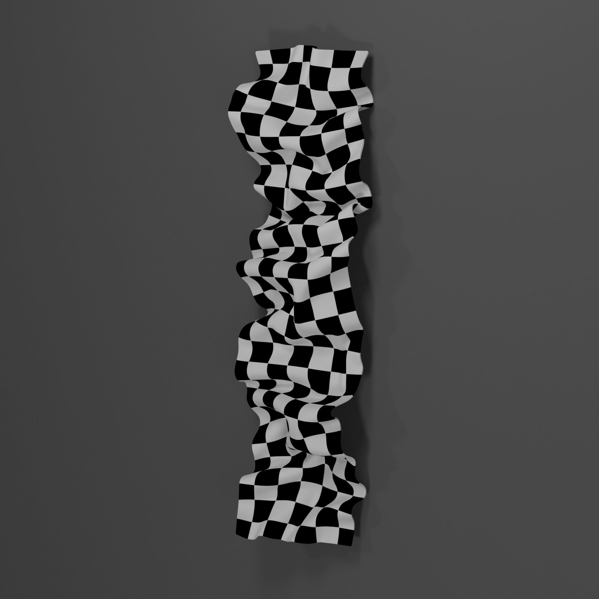 Wall  sculpture decor 01 3D model_2