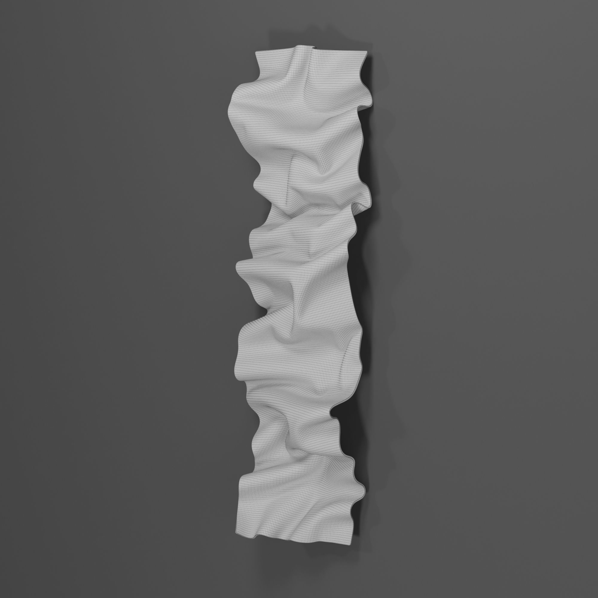 Wall  sculpture decor 01 3D model_3
