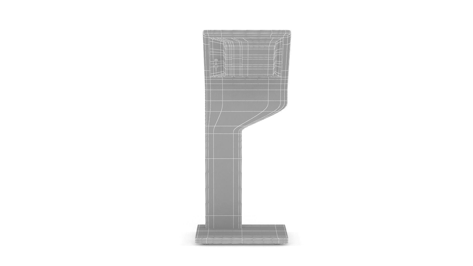Information Kiosk 3D model_11