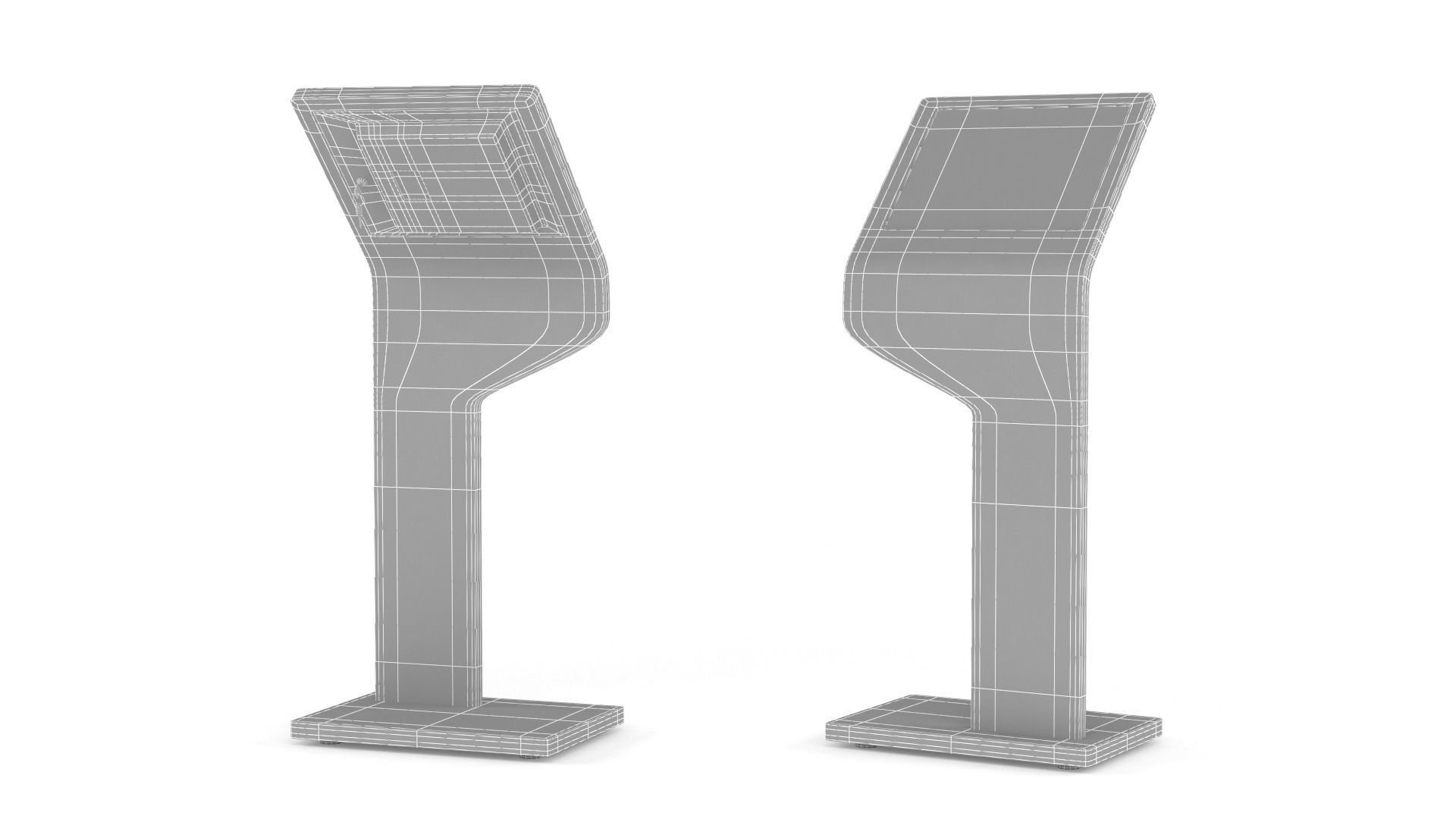 Information Kiosk 3D model_7