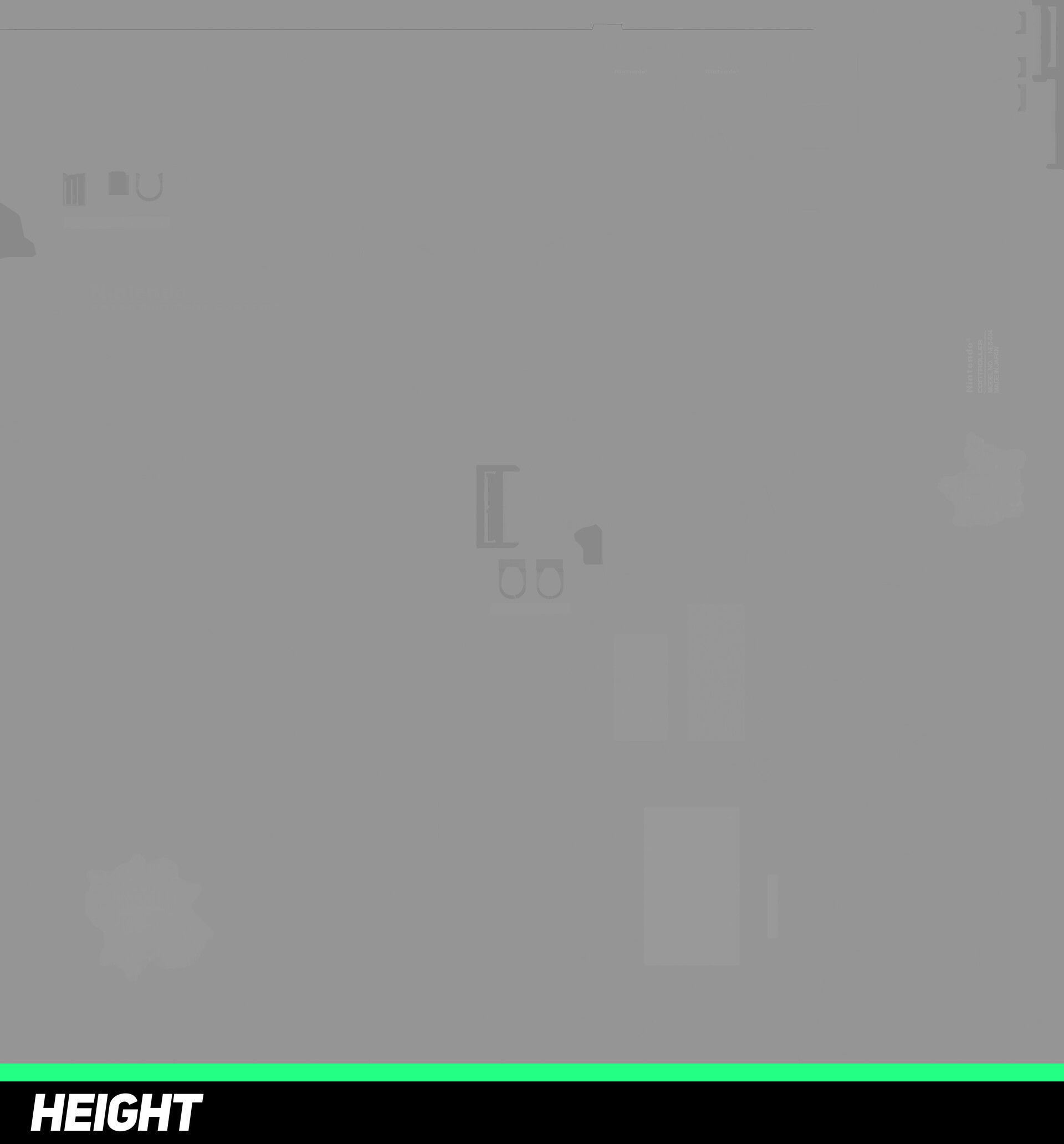 Nintendo classic game console Low-poly 3D model_13