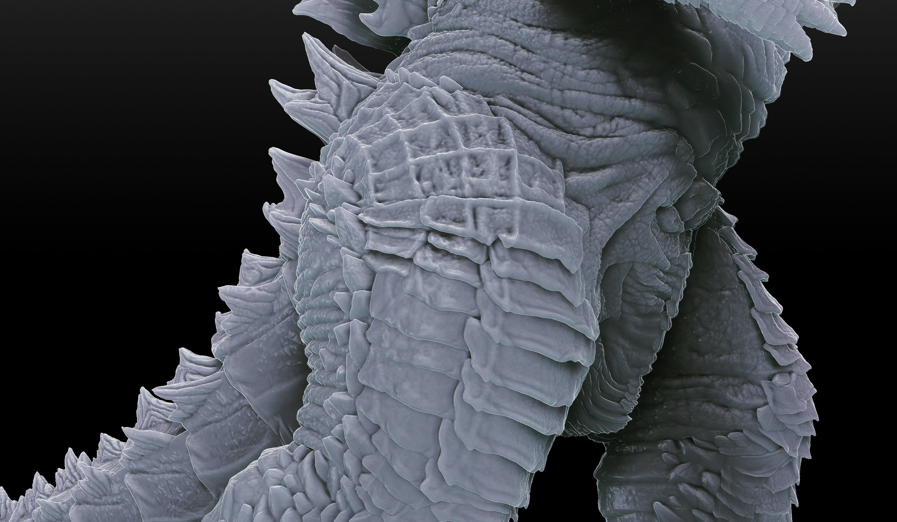 Godzilla vs Kong Diorama Monsterverse 3D print model_10