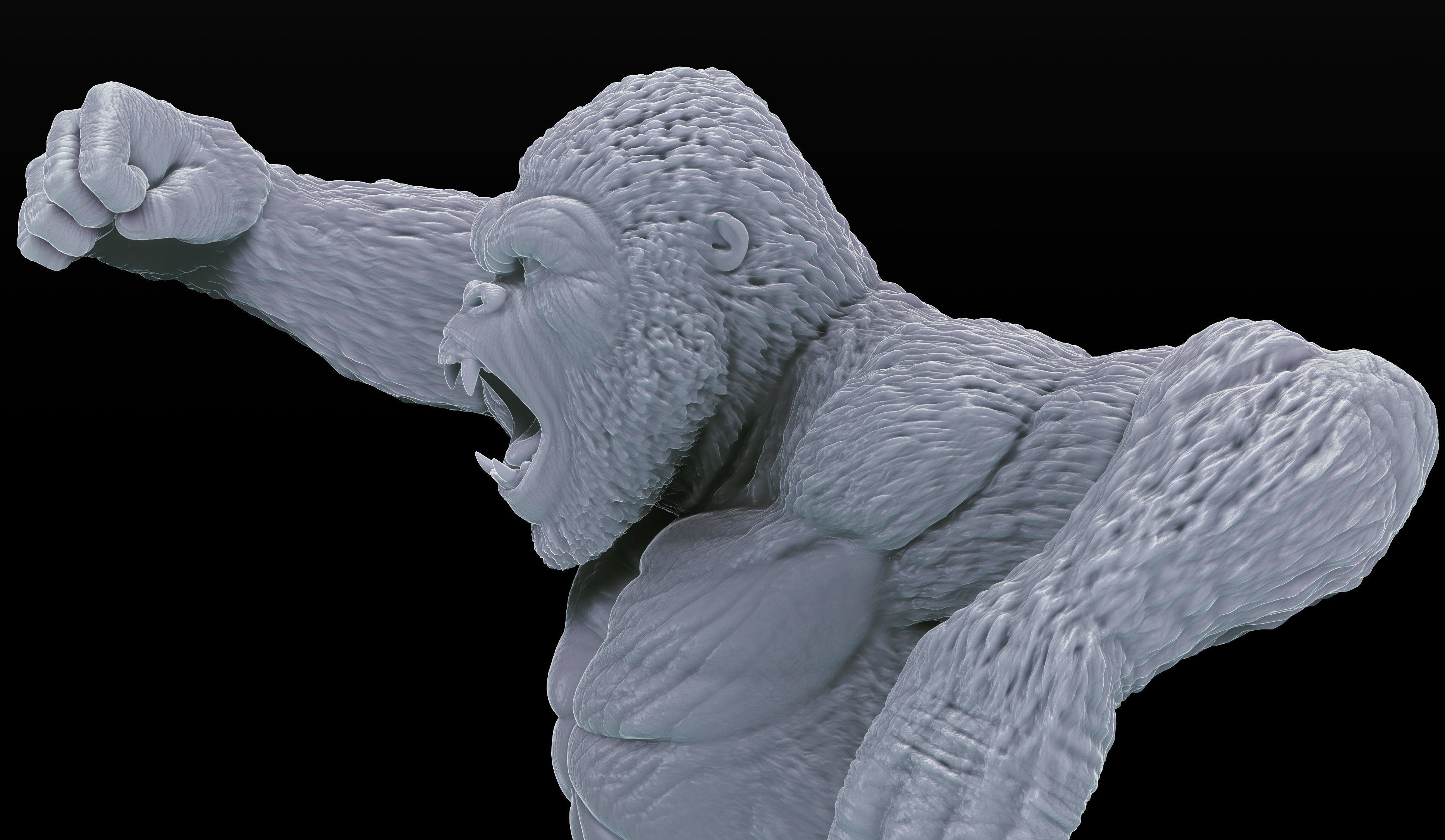 Godzilla vs Kong Diorama Monsterverse 3D print model_12