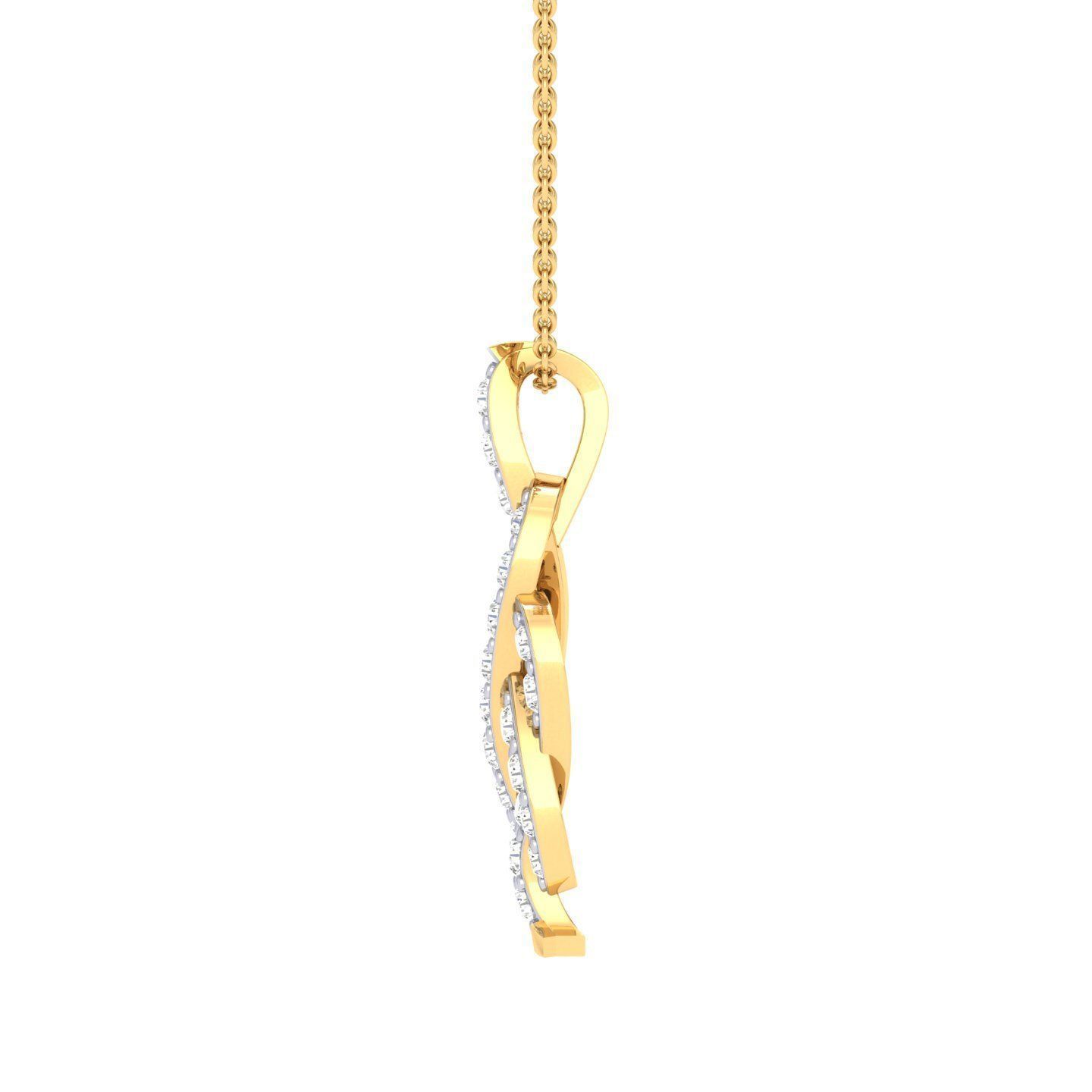 Women pendant 3dm stl render detail 3D print model_8