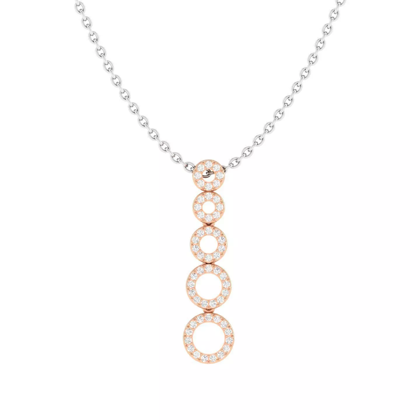 Women long pendant 3dm stl render detail 3D print model