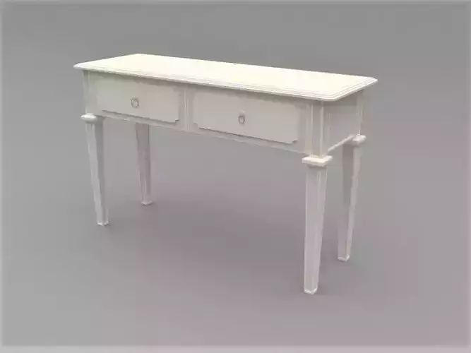 Komod console table with two drawers