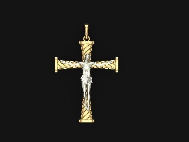 Jesus pendant 3D print model