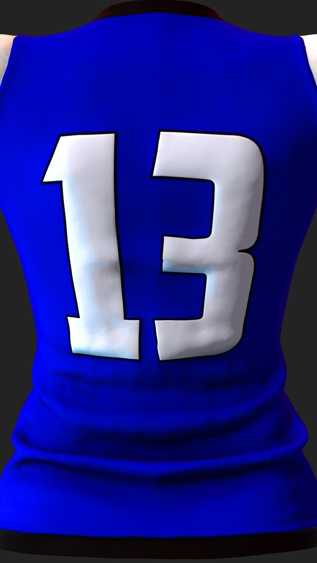 Asian Football Soccer Player Male  3D model_23