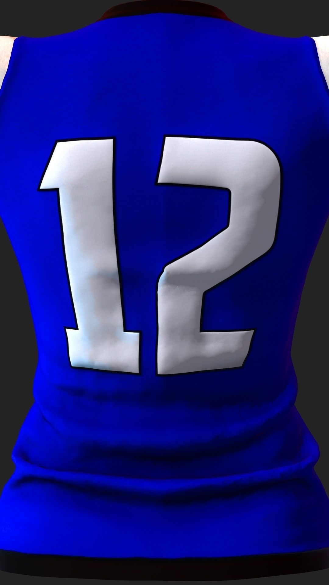 Asian Football Soccer Player Male  3D model_22