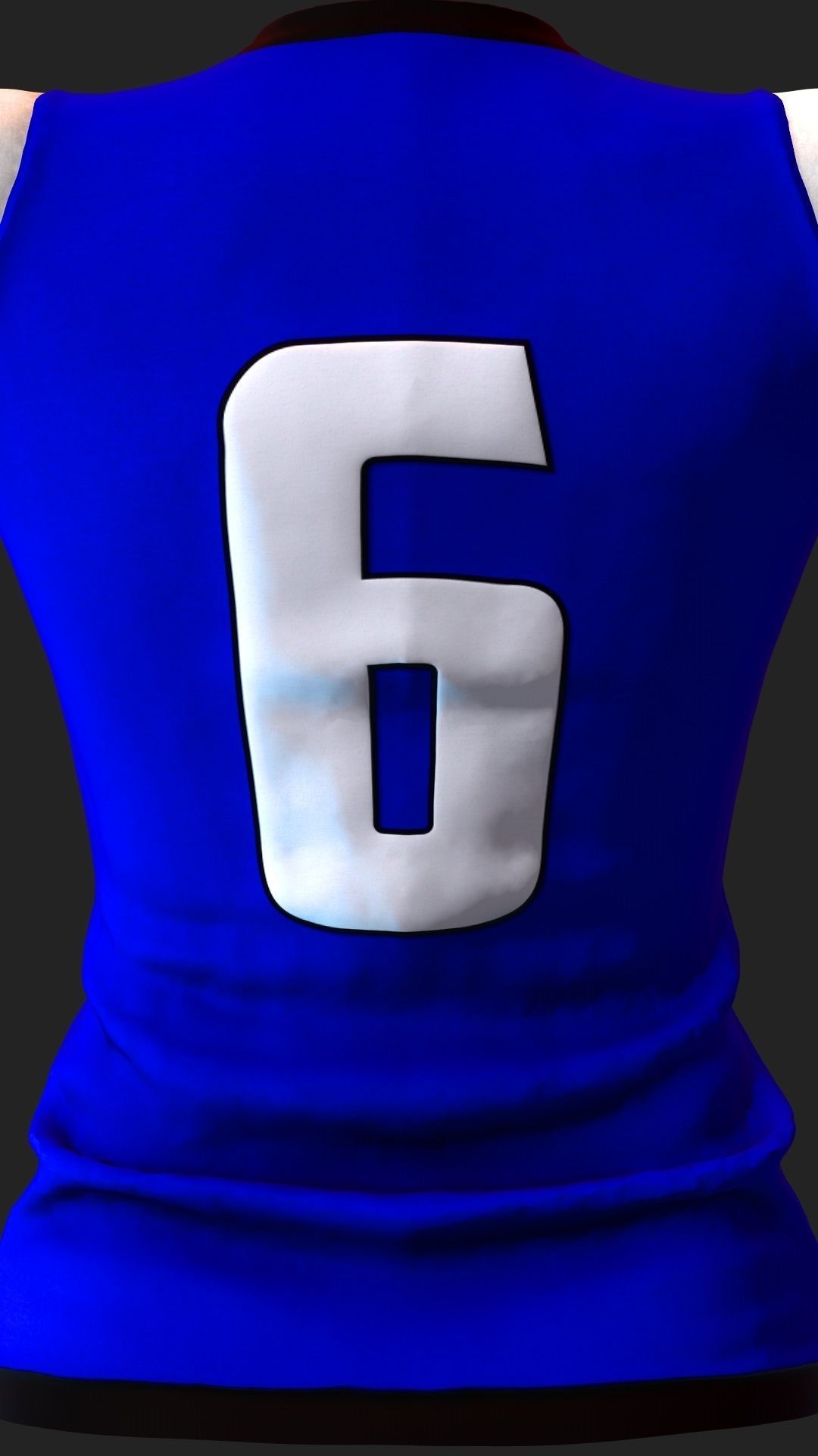 Asian Football Soccer Player Male  3D model_16